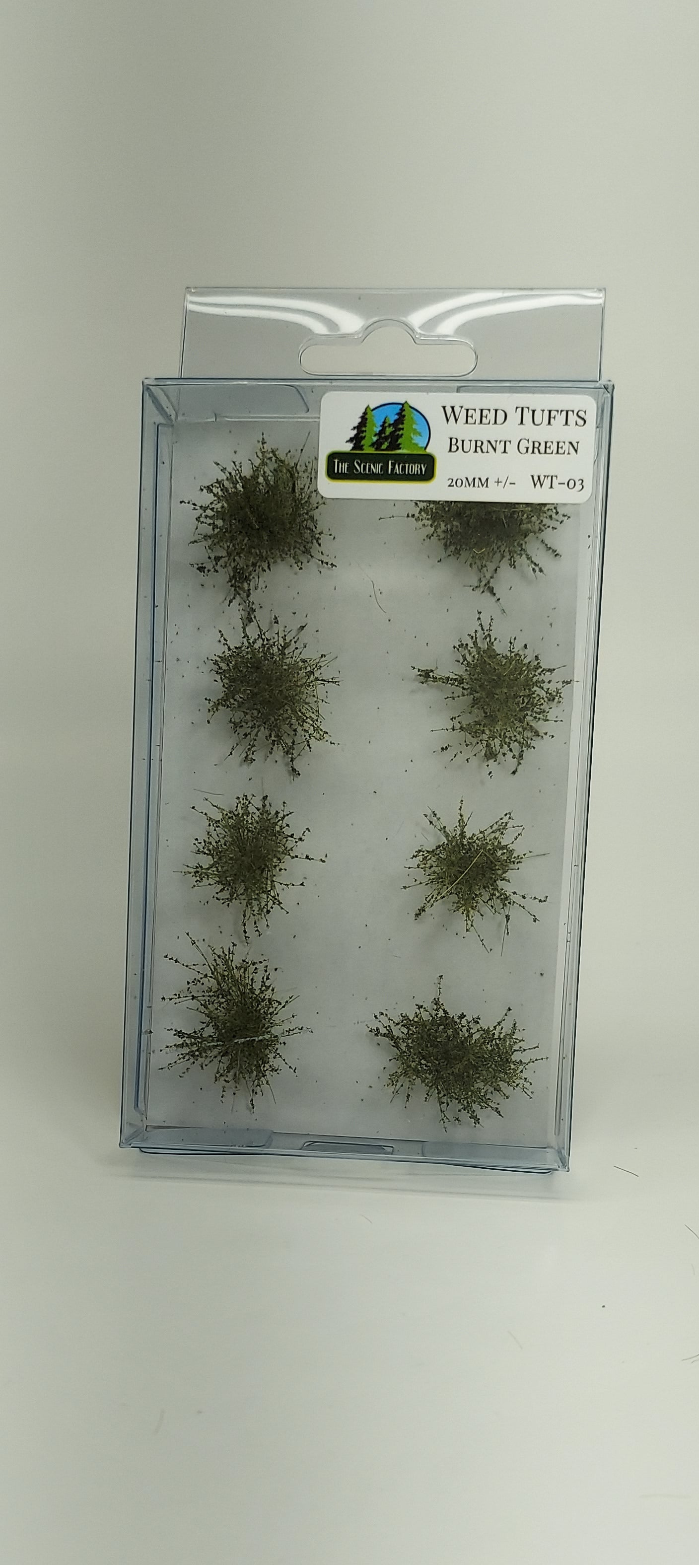 Weed Tufts 20mm +/- [Burnt Green]