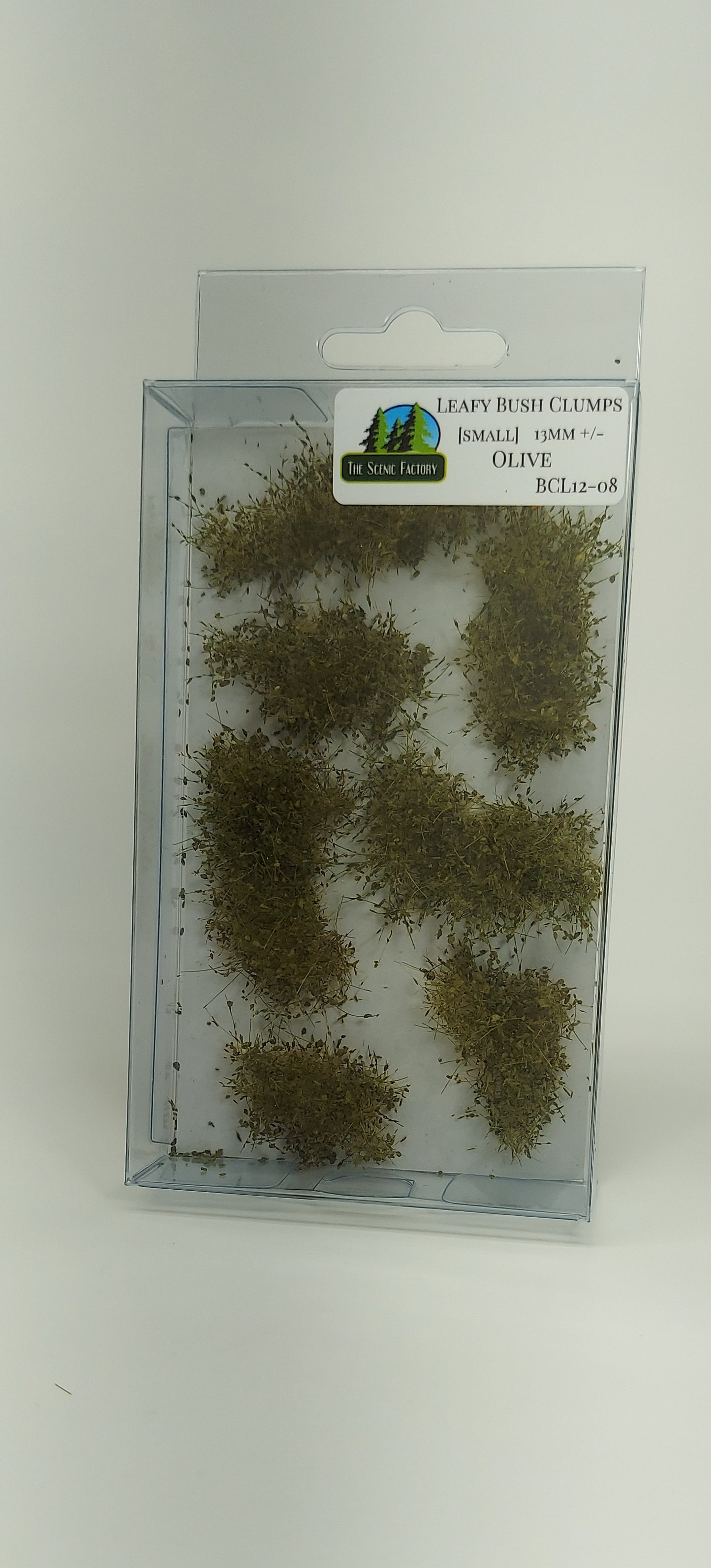 Leafy Bush Clumps 13mm +/- [Olive]